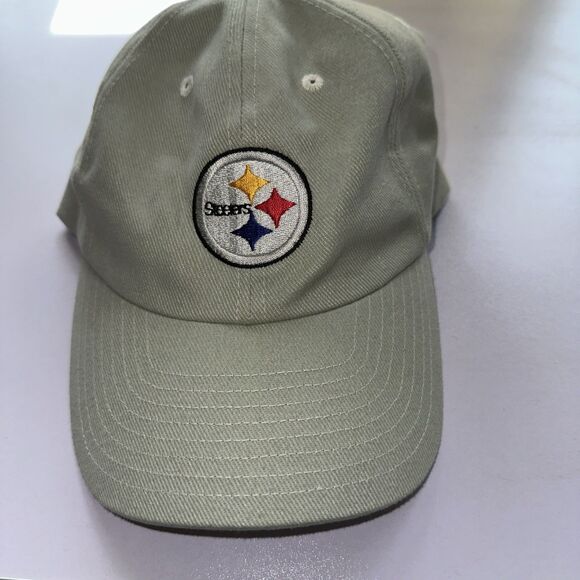 Pittsburgh Steelers Hat Cap Men’s Beige Embroidered NFL Football - Picture 1 of 10